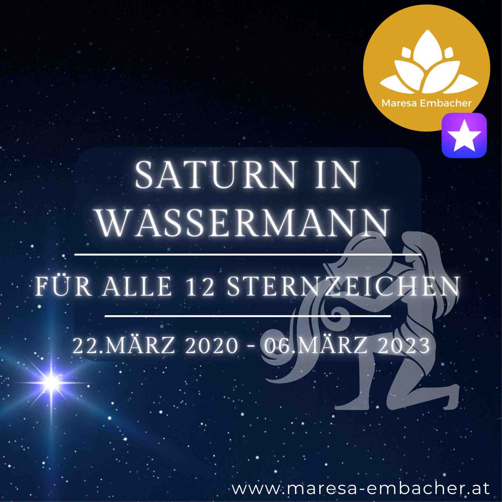 Saturn in Wassermann - Maresa Embacher