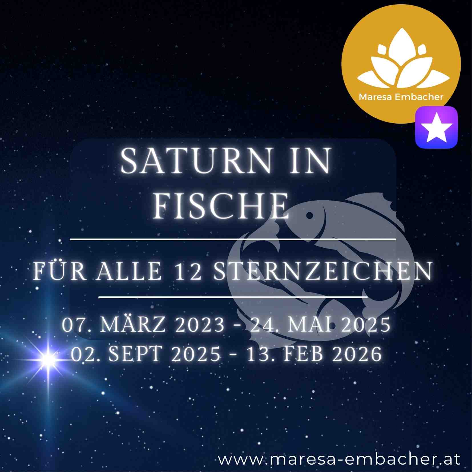 Saturn in Fische - Maresa Embacher