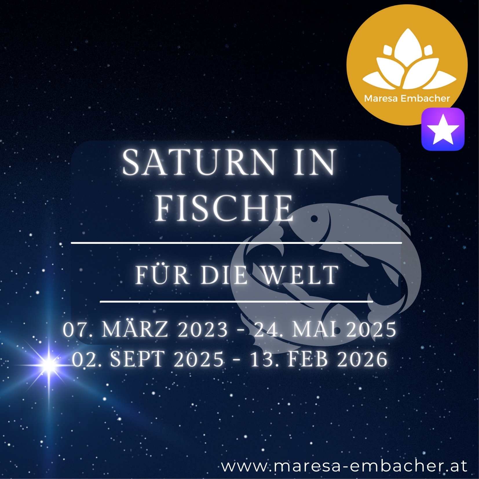 Saturn in Fische - Mundane Interpretation - Maresa Embacher